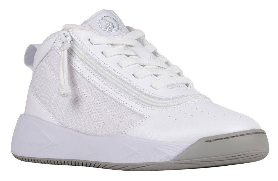 FINAL SALE - White BILLY Sport Hoop Athletic Sneakers
