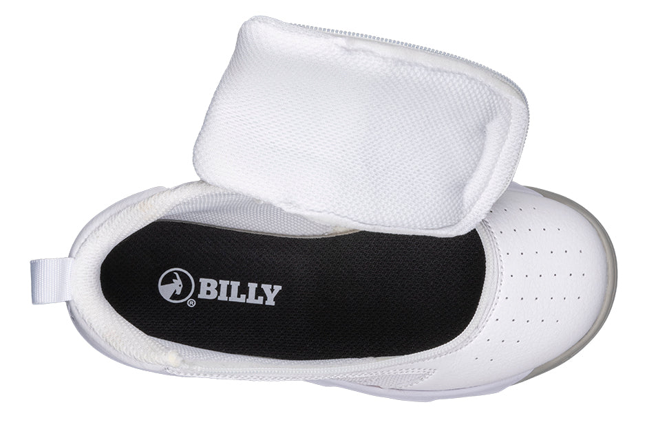 FINAL SALE - White BILLY Sport Hoop Athletic Sneakers