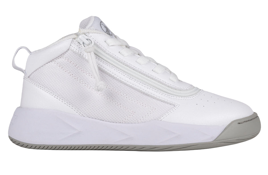 FINAL SALE - White BILLY Sport Hoop Athletic Sneakers