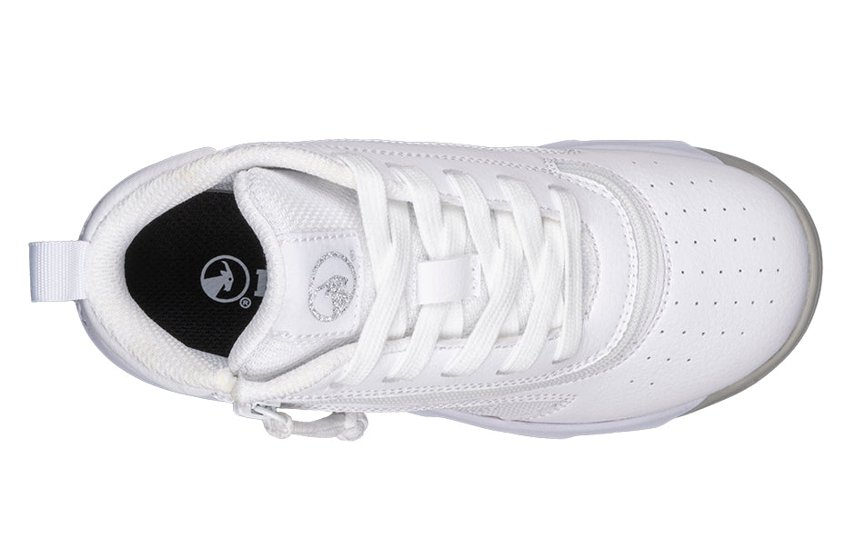FINAL SALE - White BILLY Sport Hoop Athletic Sneakers