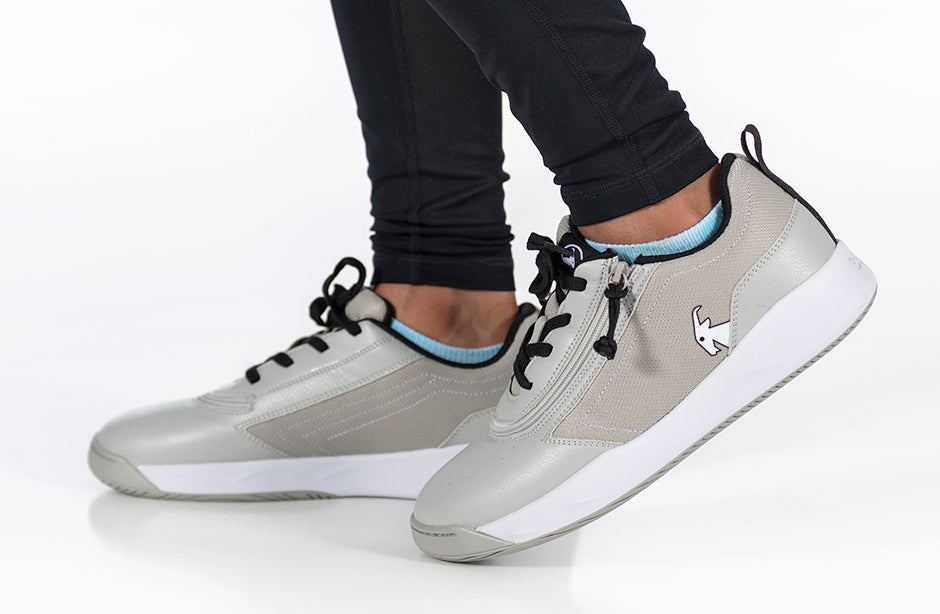 FINAL SALE - Grey/Black BILLY Sport Court Athletic Sneakers