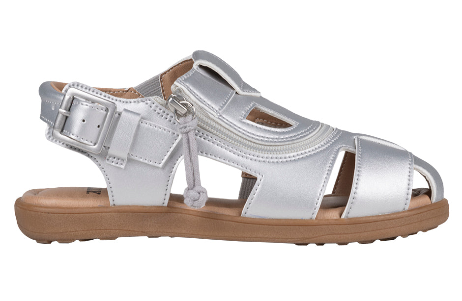 FINAL SALE - Silver BILLY Sandals