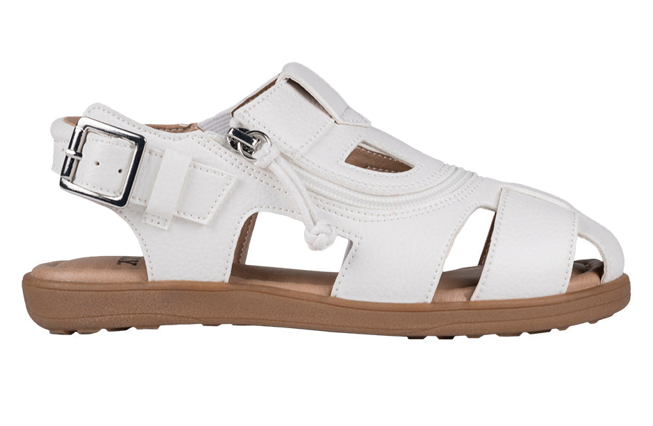 FINAL SALE - White BILLY Sandals