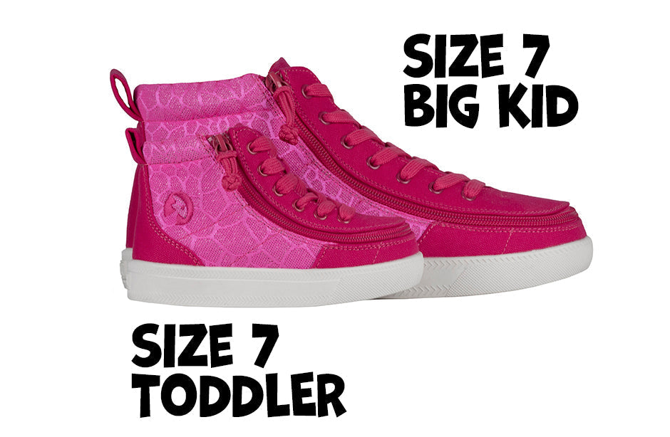 FINAL SALE - Pink Print BILLY Classic D|R High Tops