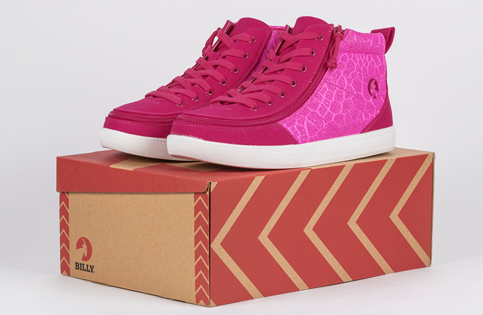 FINAL SALE - Pink Print BILLY Classic D|R High Tops