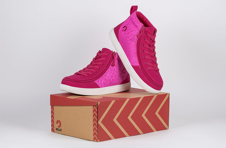 FINAL SALE - Pink Print BILLY Classic D|R High Tops