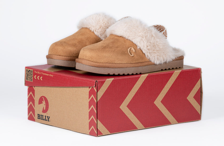 Chestnut BILLY Cozy Sling Scuff