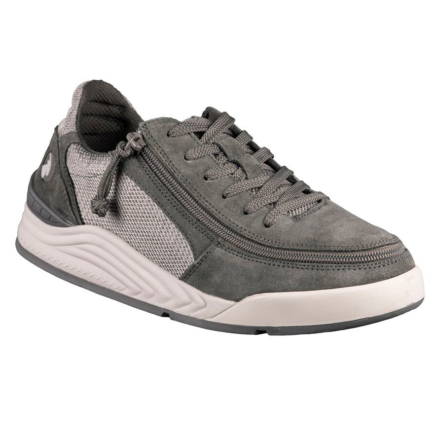 FINAL SALE - Men's Charcoal Suede/Mesh BILLY Comfort Classic Lows