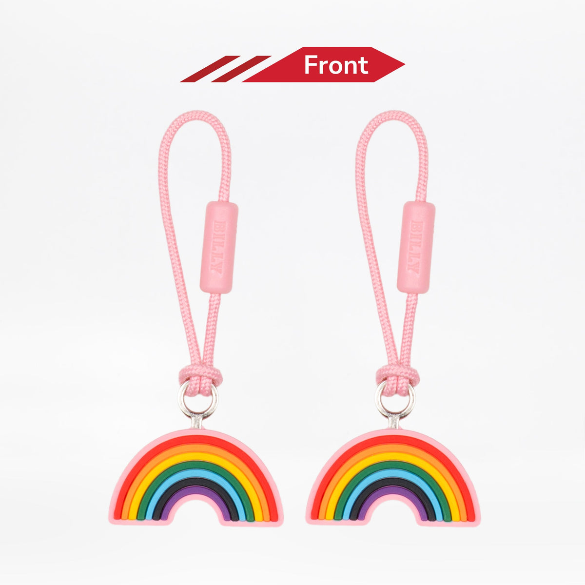 Rainbow BILLY Fashion Zipper Pull