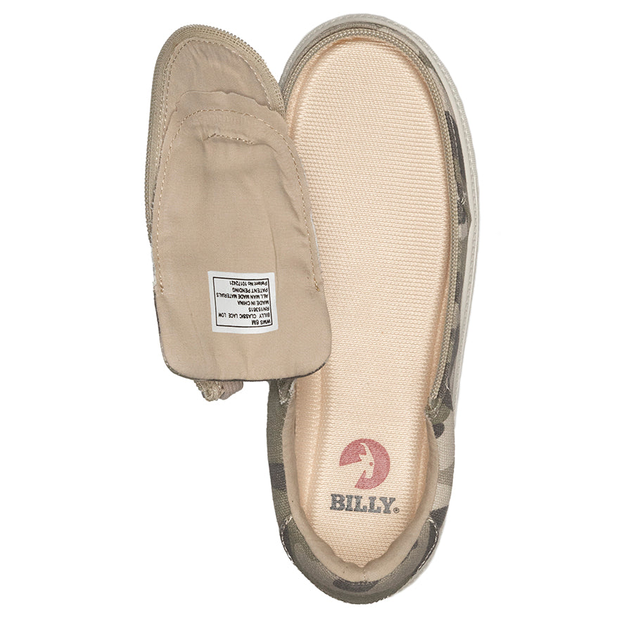 FINAL SALE - Women's Natural Camo BILLY Classic Lace Lows