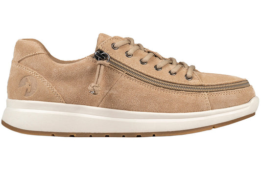 Women's Tan Suede BILLY Comfort Lows