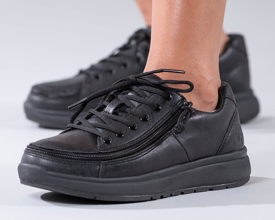 Women's Black To The Floor BILLY Work Comfort Lows