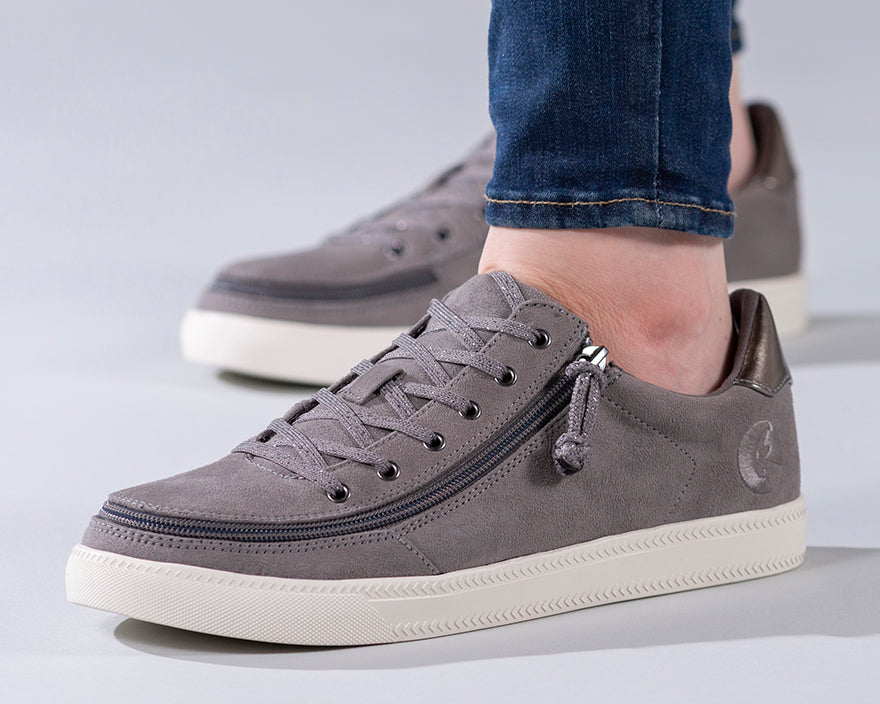 FINAL SALE - Women's Charcoal BILLY Classic Lace Lows