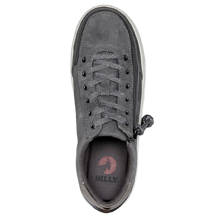 FINAL SALE - Women's Charcoal BILLY Classic Lace Lows
