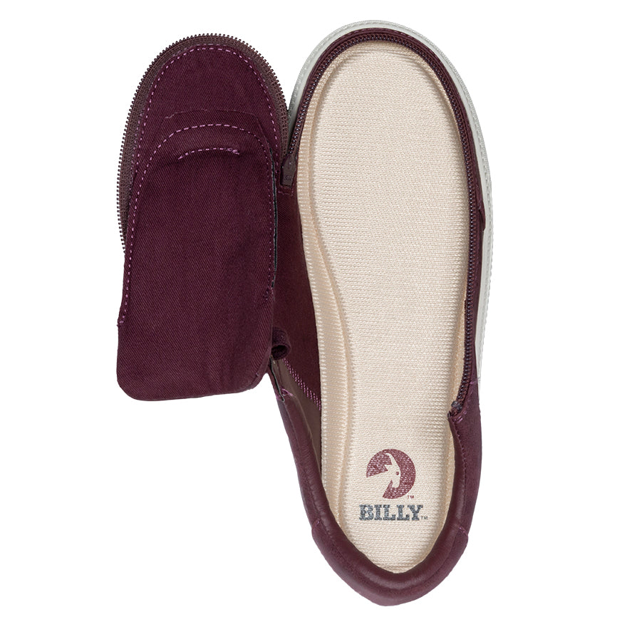 FINAL SALE - Women's Burgundy BILLY Sneaker Lows