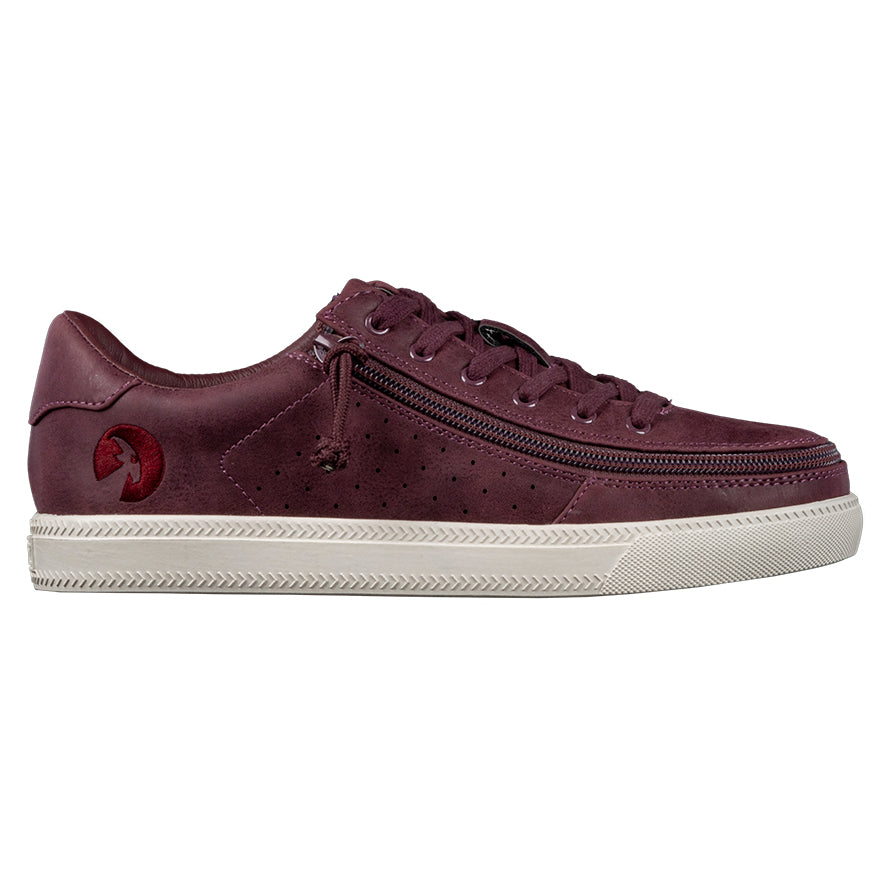 FINAL SALE - Women's Burgundy BILLY Sneaker Lows