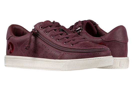 FINAL SALE - Women's Burgundy BILLY Sneaker Lows