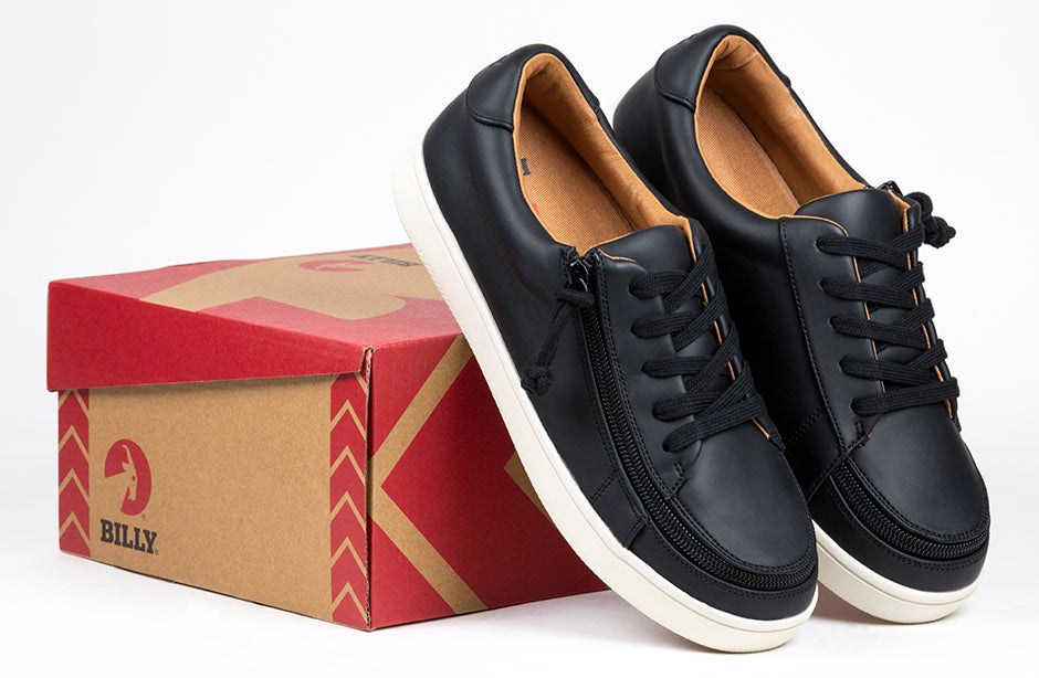 FINAL SALE - Women's Black BILLY Sneaker Low Tops