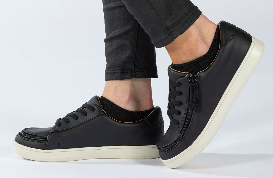 FINAL SALE - Women's Black BILLY Sneaker Low Tops