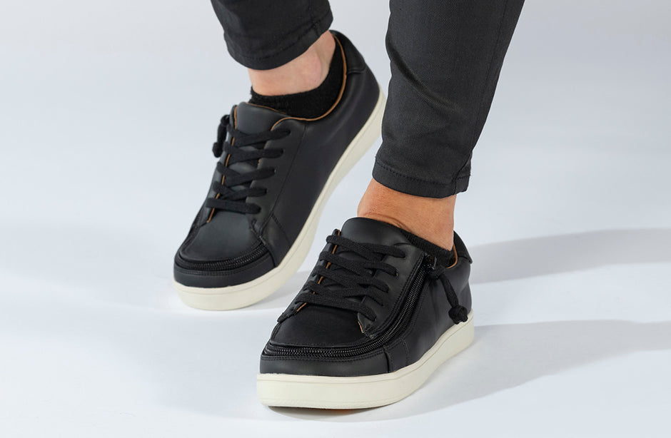 FINAL SALE - Women's Black BILLY Sneaker Low Tops
