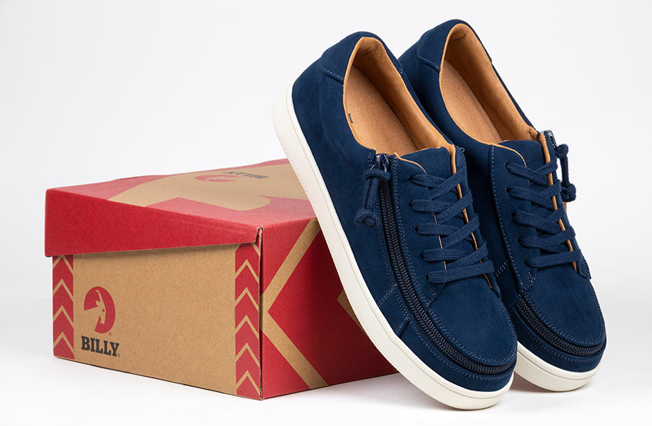 FINAL SALE - Women's Navy BILLY Sneaker Low Tops