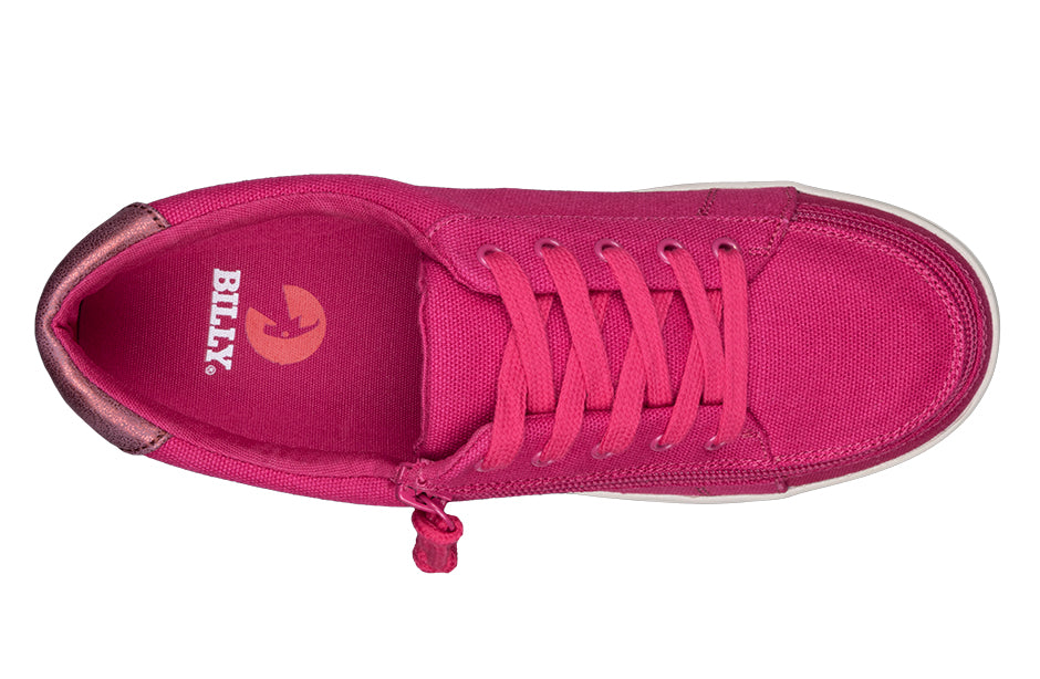FINAL SALE - Women's Orchid Flower BILLY Sneaker Low Tops