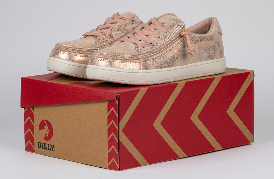 FINAL SALE - Women's Rose Gold BILLY Sneakers