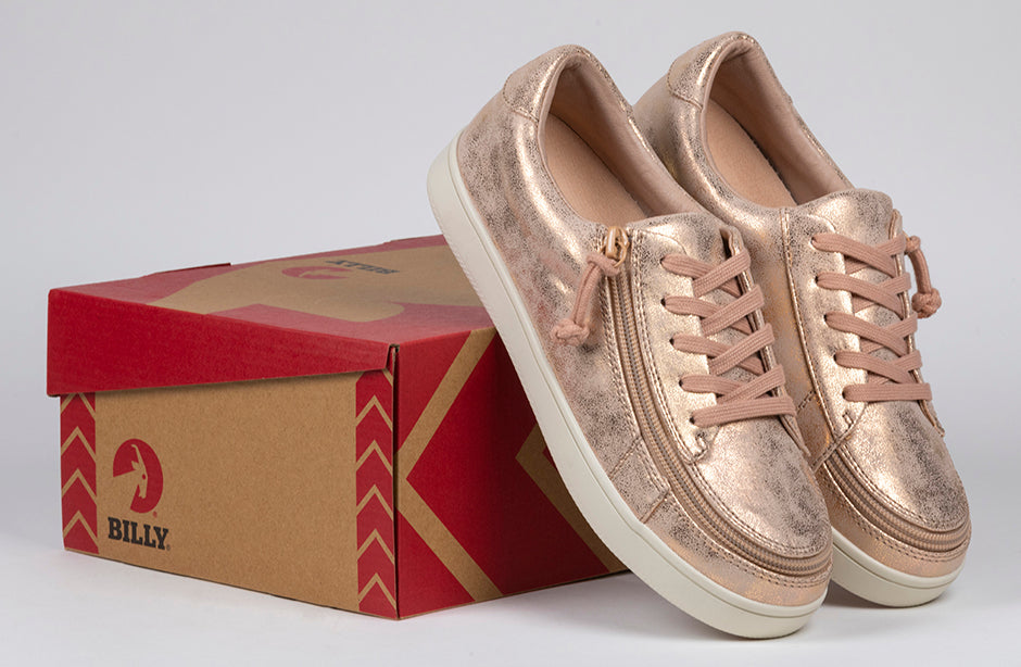 FINAL SALE - Women's Rose Gold BILLY Sneakers