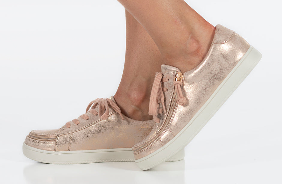 FINAL SALE - Women's Rose Gold BILLY Sneakers
