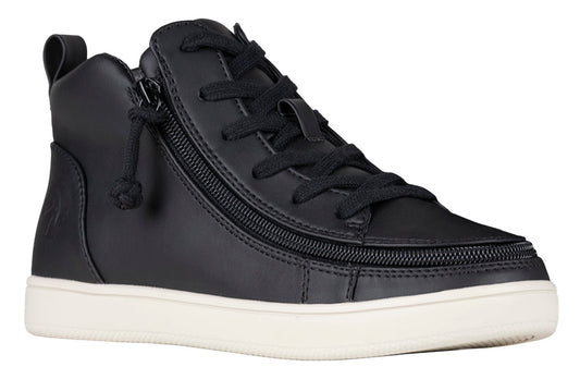 FINAL SALE - Women's Black BILLY Sneaker Lace Mid Tops