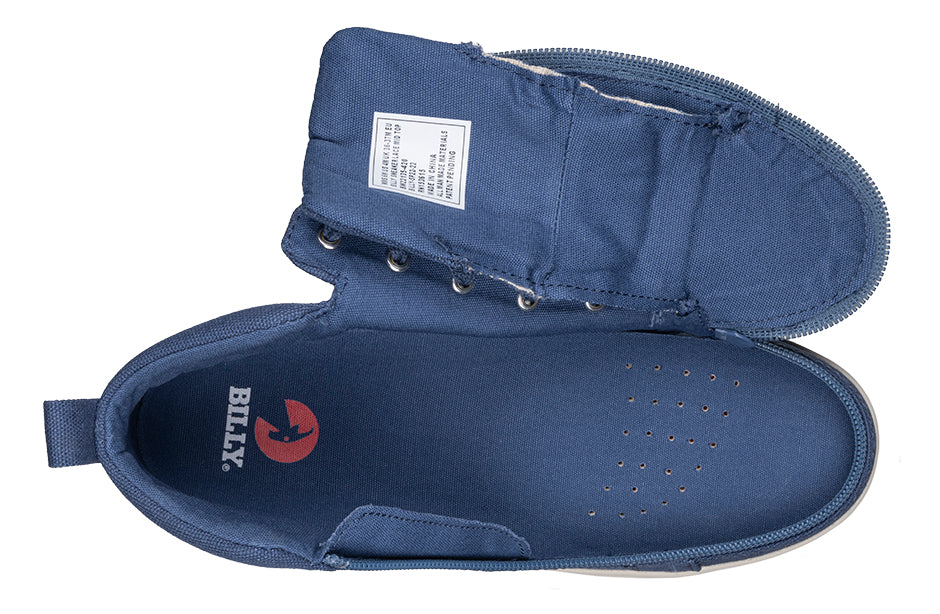 FINAL SALE - Women's Beach Blue BILLY Sneaker Lace Mid Tops