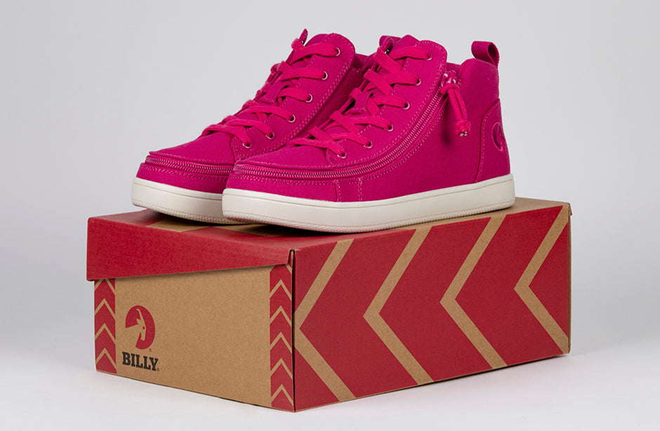 FINAL SALE - Women's Orchid Flower BILLY Sneaker Lace Mid Tops