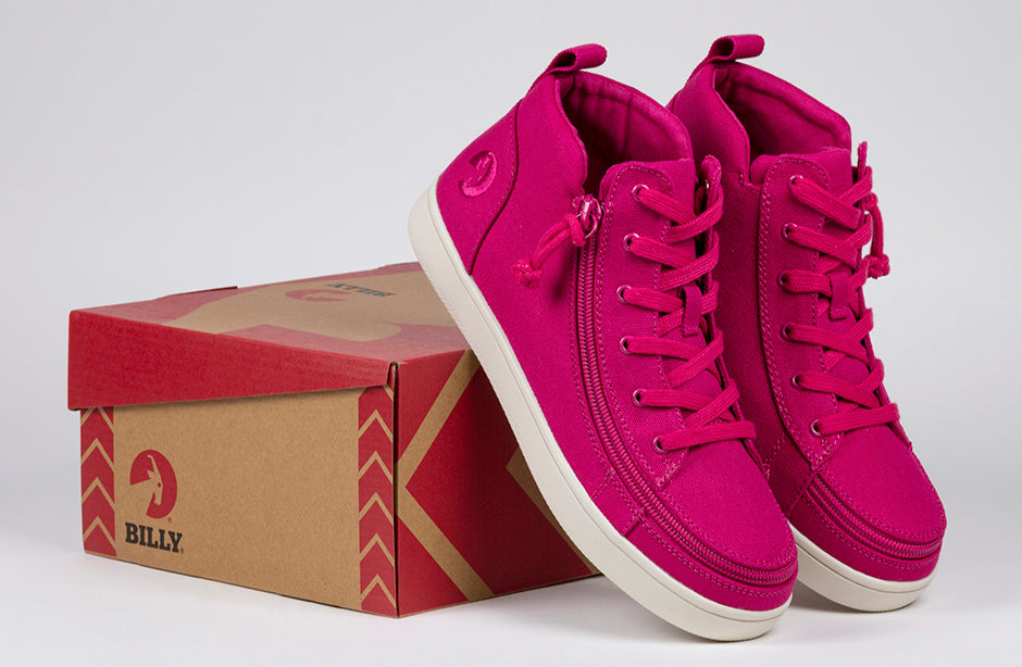 FINAL SALE - Women's Orchid Flower BILLY Sneaker Lace Mid Tops