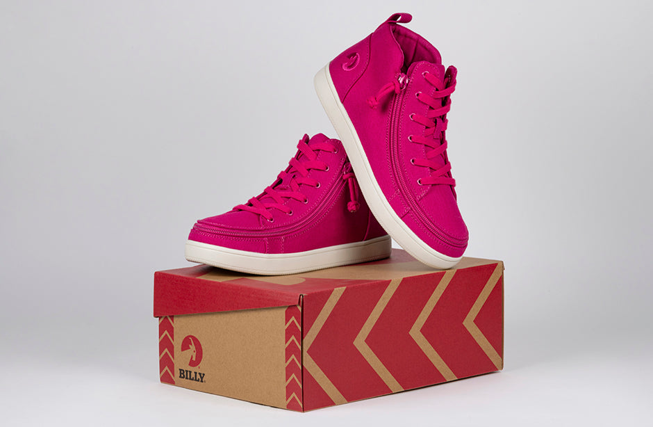 FINAL SALE - Women's Orchid Flower BILLY Sneaker Lace Mid Tops