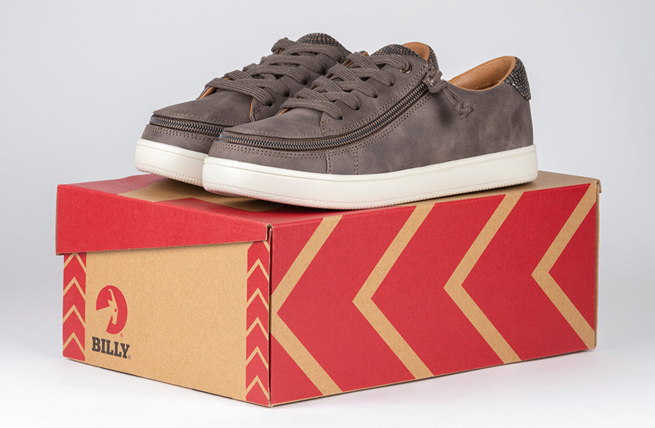 FINAL SALE - Women's Espresso BILLY Sneaker Low Tops