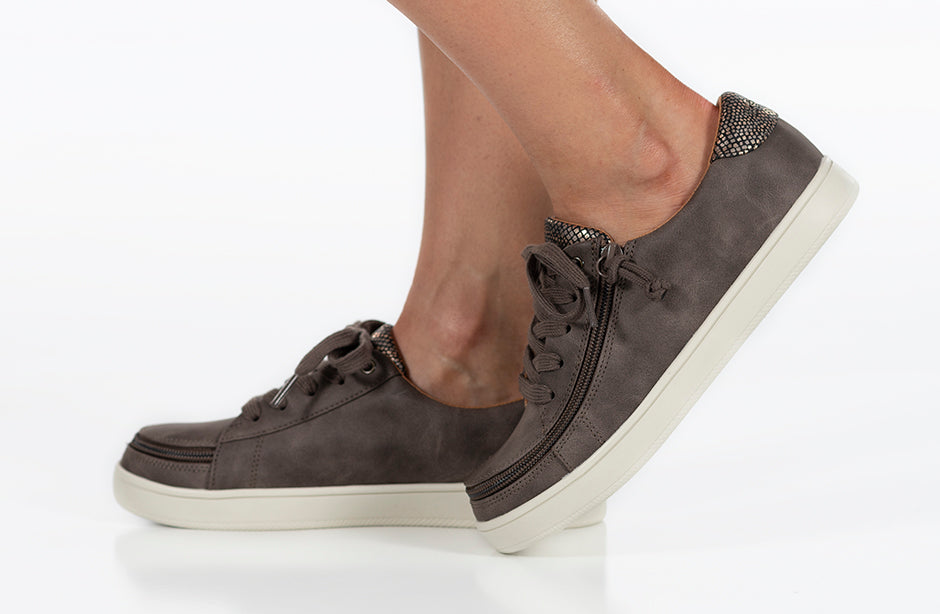 FINAL SALE - Women's Espresso BILLY Sneaker Low Tops