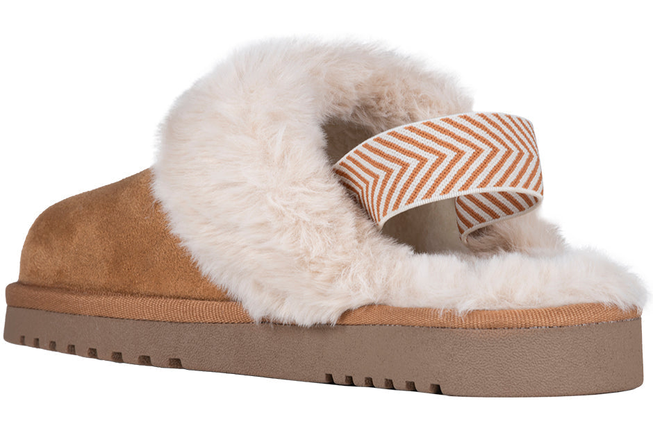 Women's Chestnut BILLY Cozy Sling Scuff