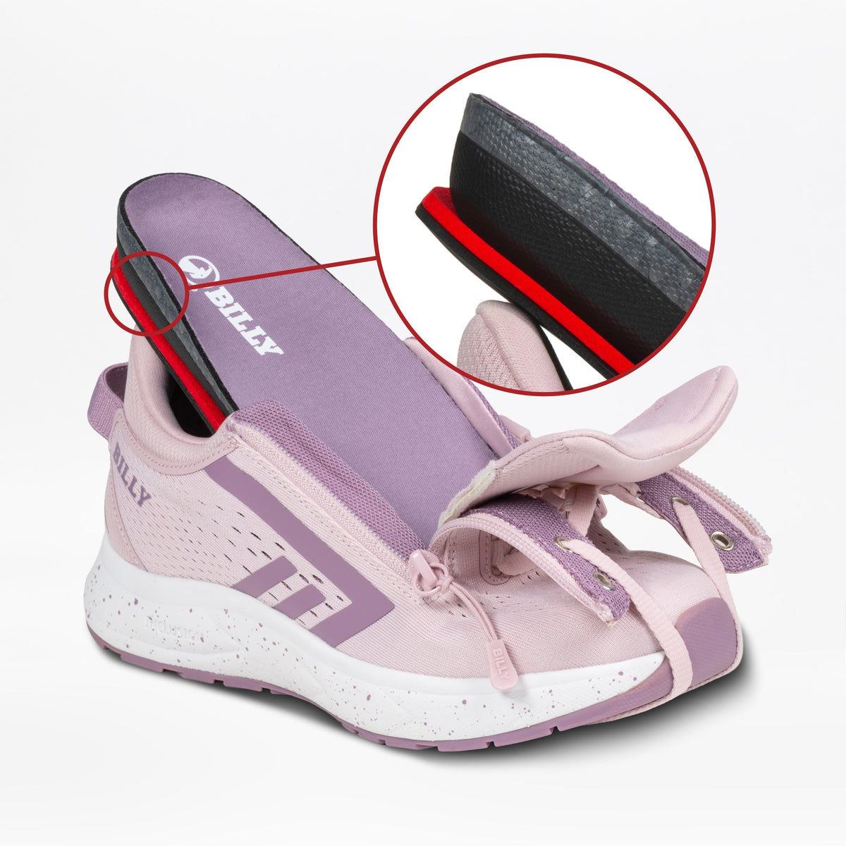 Women's Mauve/White/Plum BILLY Sport Inclusion DZ1