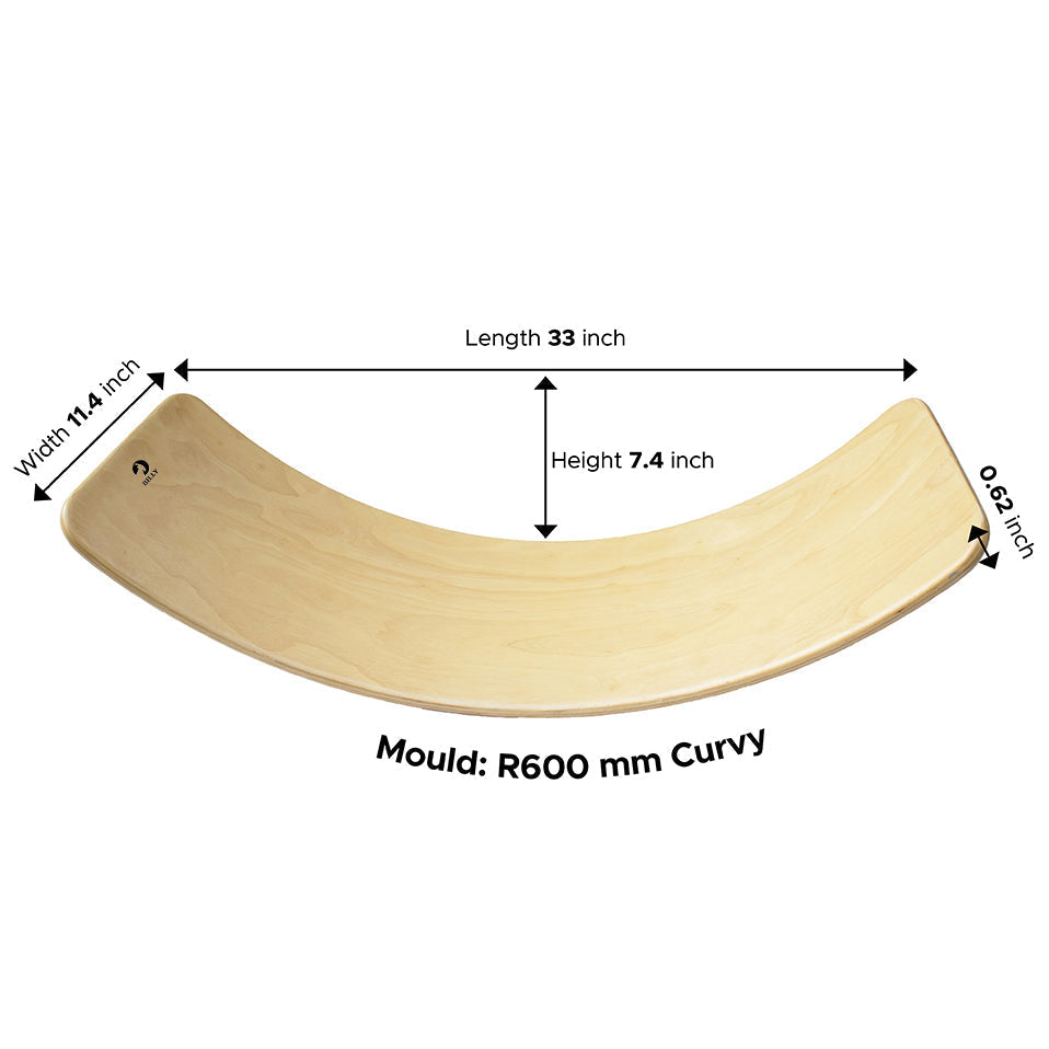 BILLY Balance Board Natural Wood