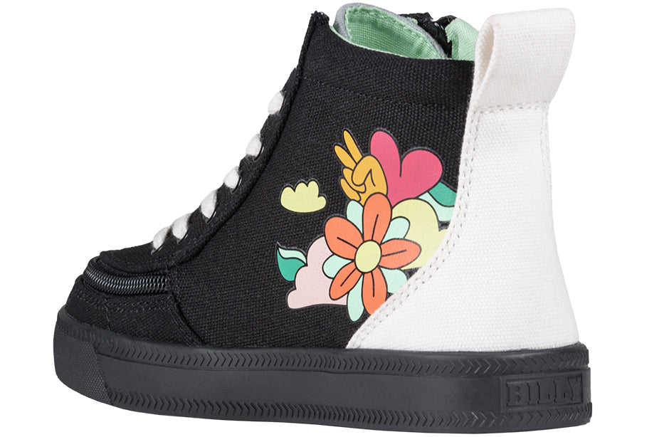 UNI Love Black Multi BILLY Classic Lace High Tops