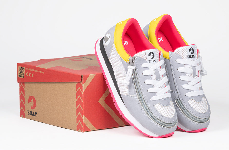Grey/Pink BILLY Joggers