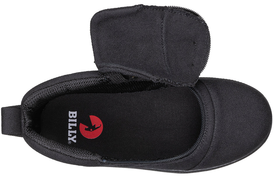 Black To The Floor BILLY D|R II Short Wrap High Tops