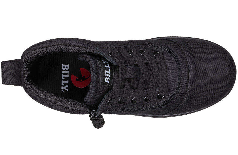 Black To The Floor BILLY D|R II Short Wrap High Tops