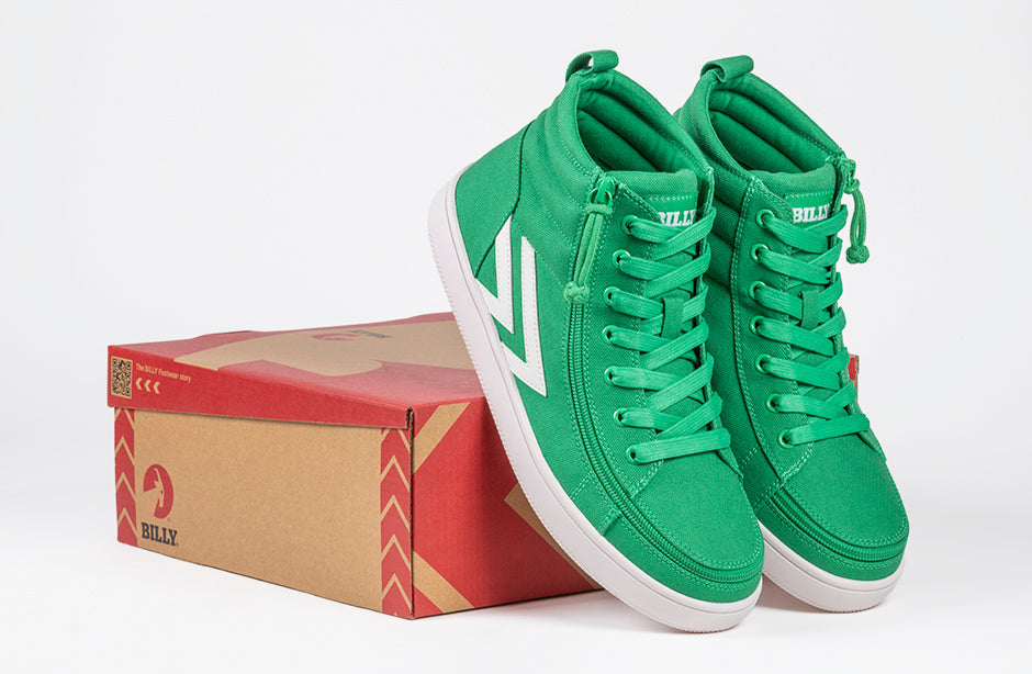 Men's Green/White BILLY CS Sneaker High Tops