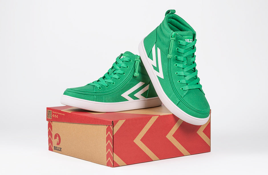 Men's Green/White BILLY CS Sneaker High Tops