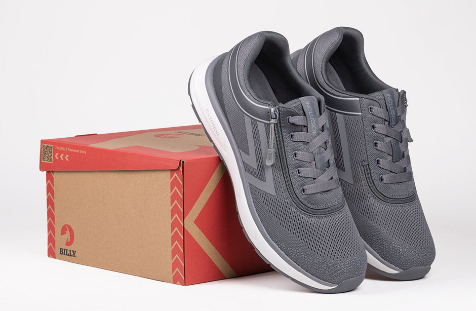 Men's Charcoal BILLY Sport Inclusion Too Athletic Sneakers