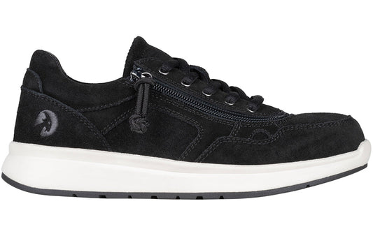Women's Black Suede BILLY Comfort Joggers